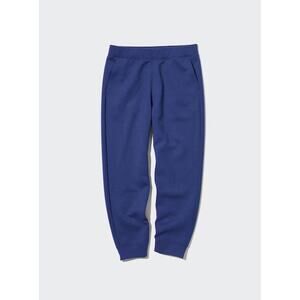 Uniqlo Men’s Navy Jogger Pants Size L – Elastic Waist Lounge Pants w/ Zip Pocket